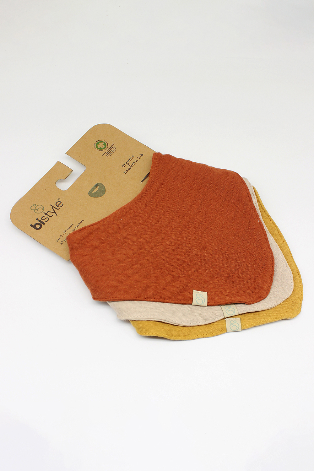 Bistyle Organic Muslin Baby Scarf (0-24 m) Colored - Image 8