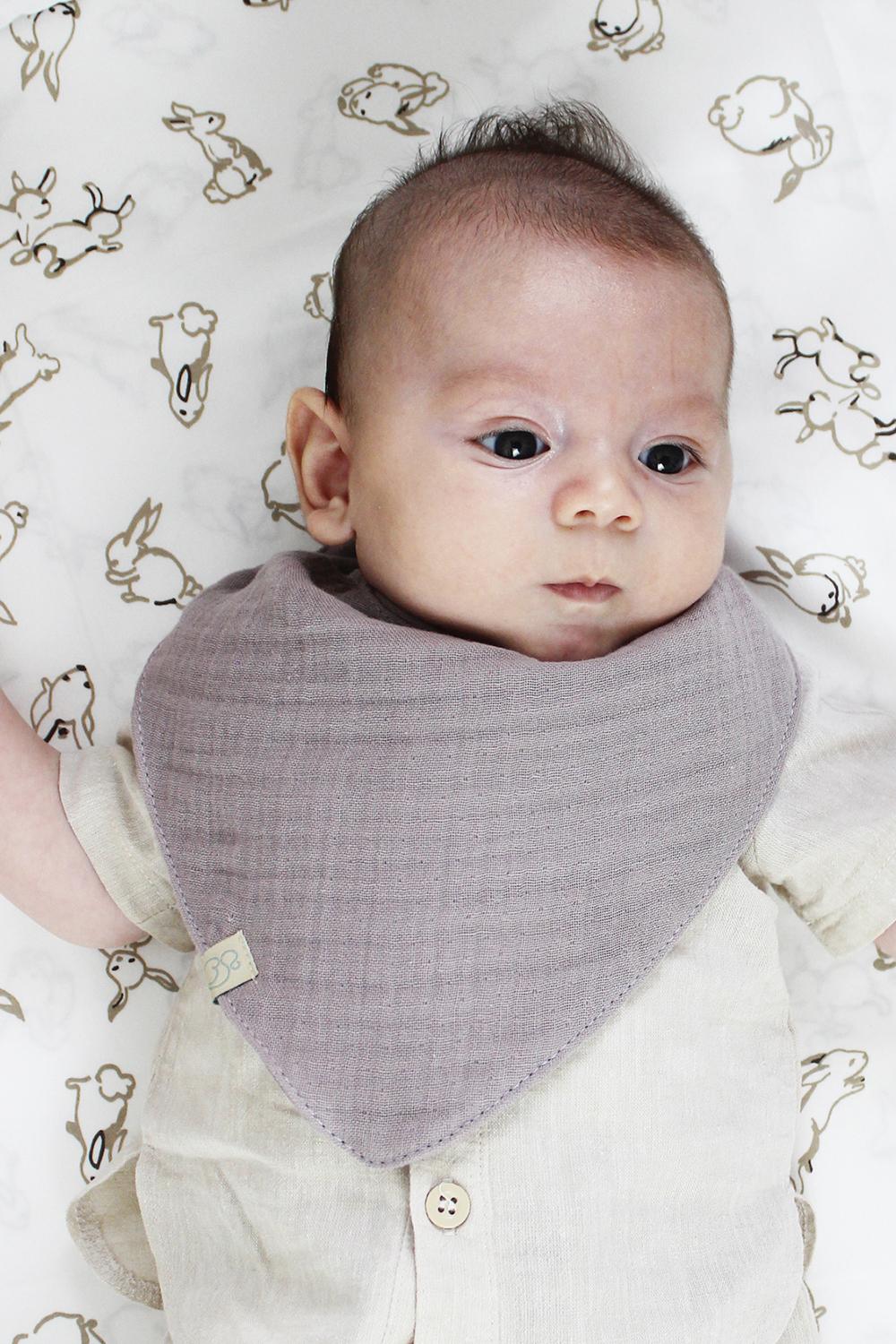 Bistyle Organic Muslin Baby Scarf (0-24 m) Light - Image 4