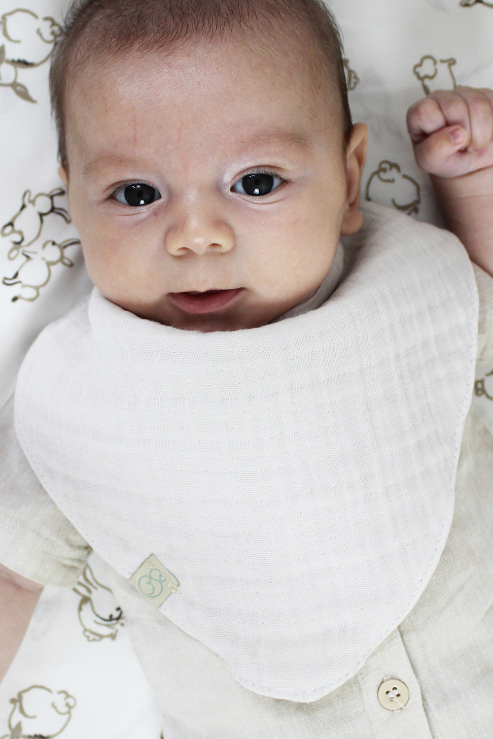 Bistyle Organic Muslin Baby Scarf (0-24 m) Light - Image 5