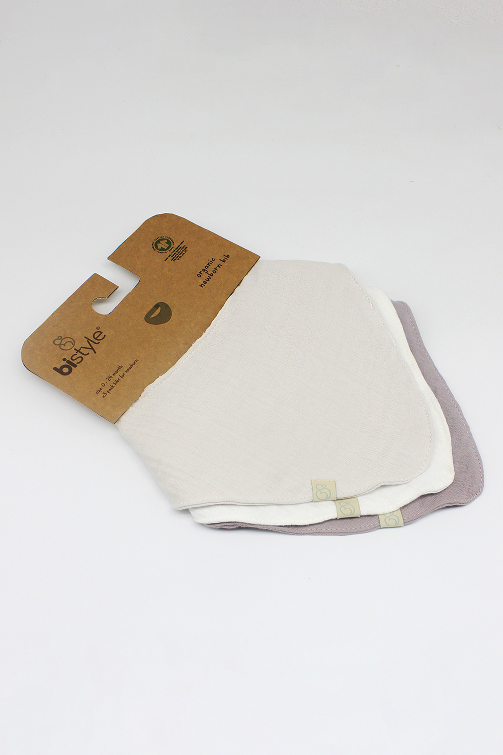 Bistyle Organic Muslin Baby Scarf (0-24 m) Light - Image 8