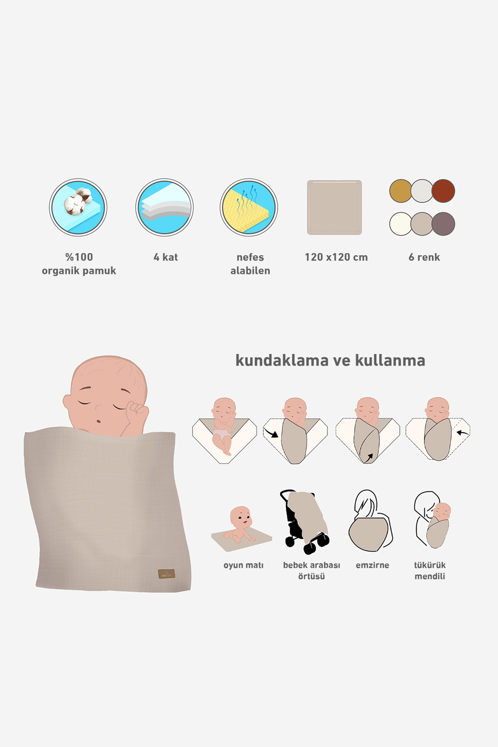 â¦Ø¨Ø·Ø§ÙÙØ© Ù
ÙØ³ÙÙ٠عضÙÙ Ù
Ù 4 Ø·Ø¨ÙØ§Øª Ù
٠بستاÙÙ (120 à 120 سÙ
) بÙÙâ© - Ø§ÙØµÙرة â¦2â©