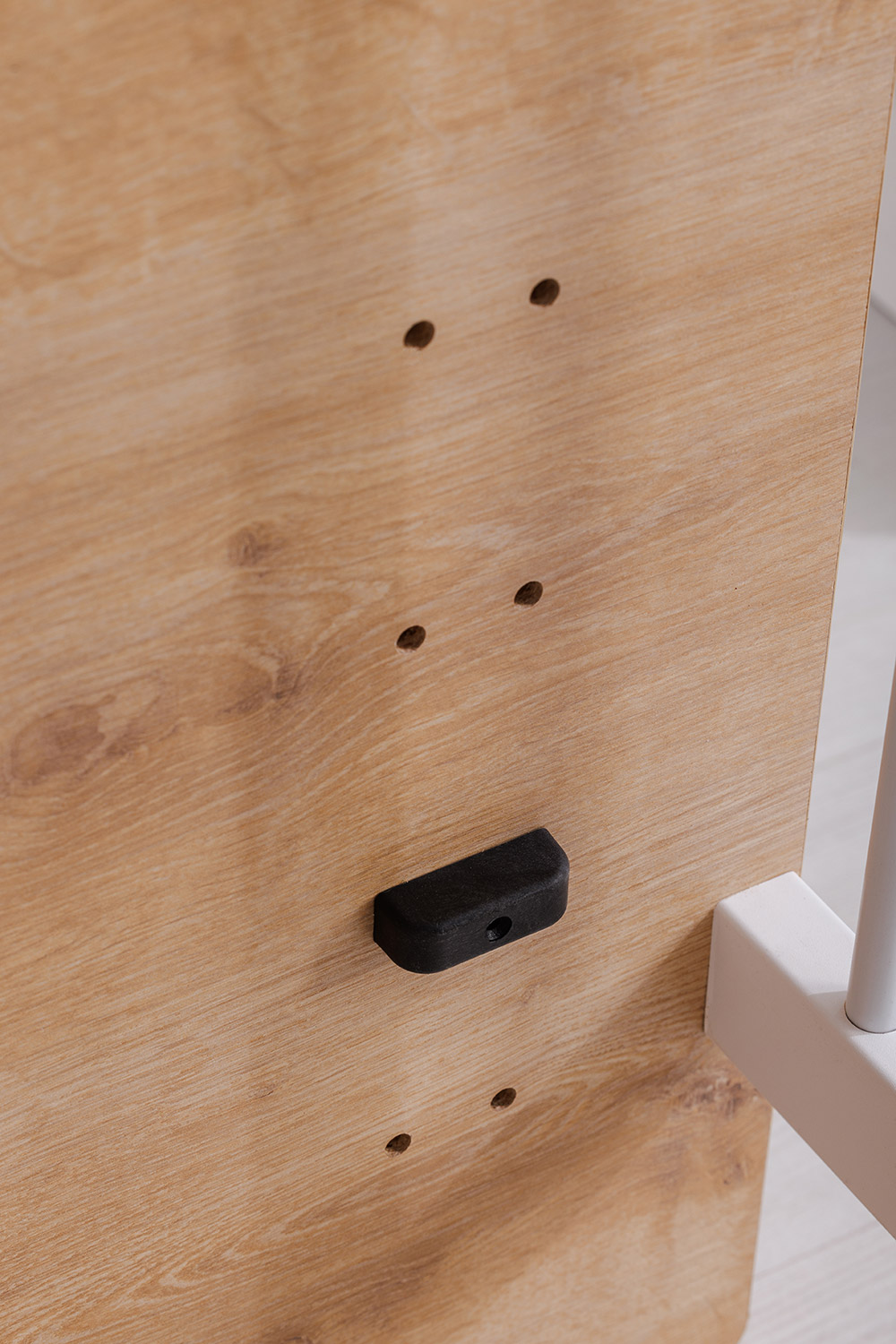 BW1066 Wooden Mother Side Crib with wheels 120 X60 - Image 4