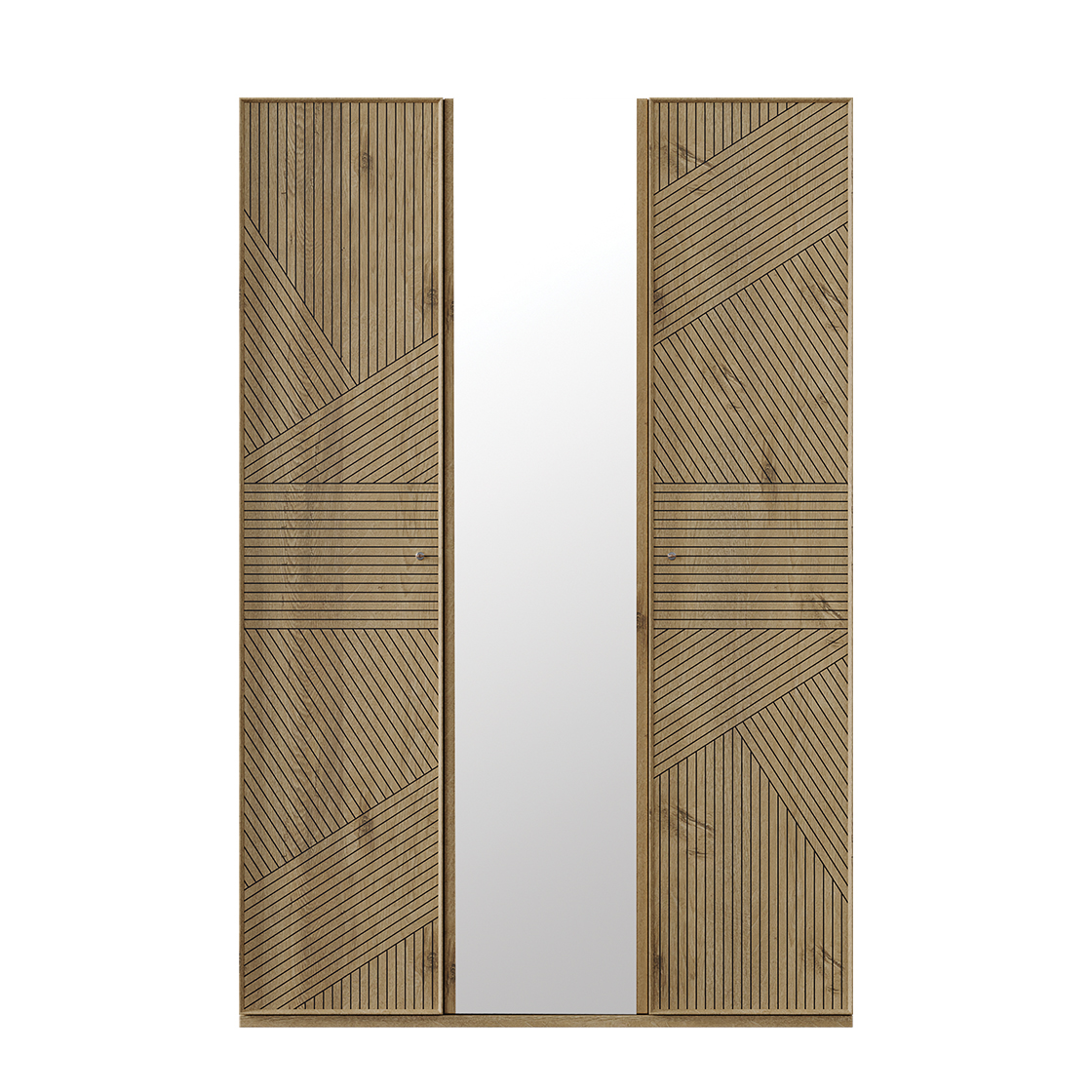 Almila Origami 3 Doors Wardrobe - Image 3