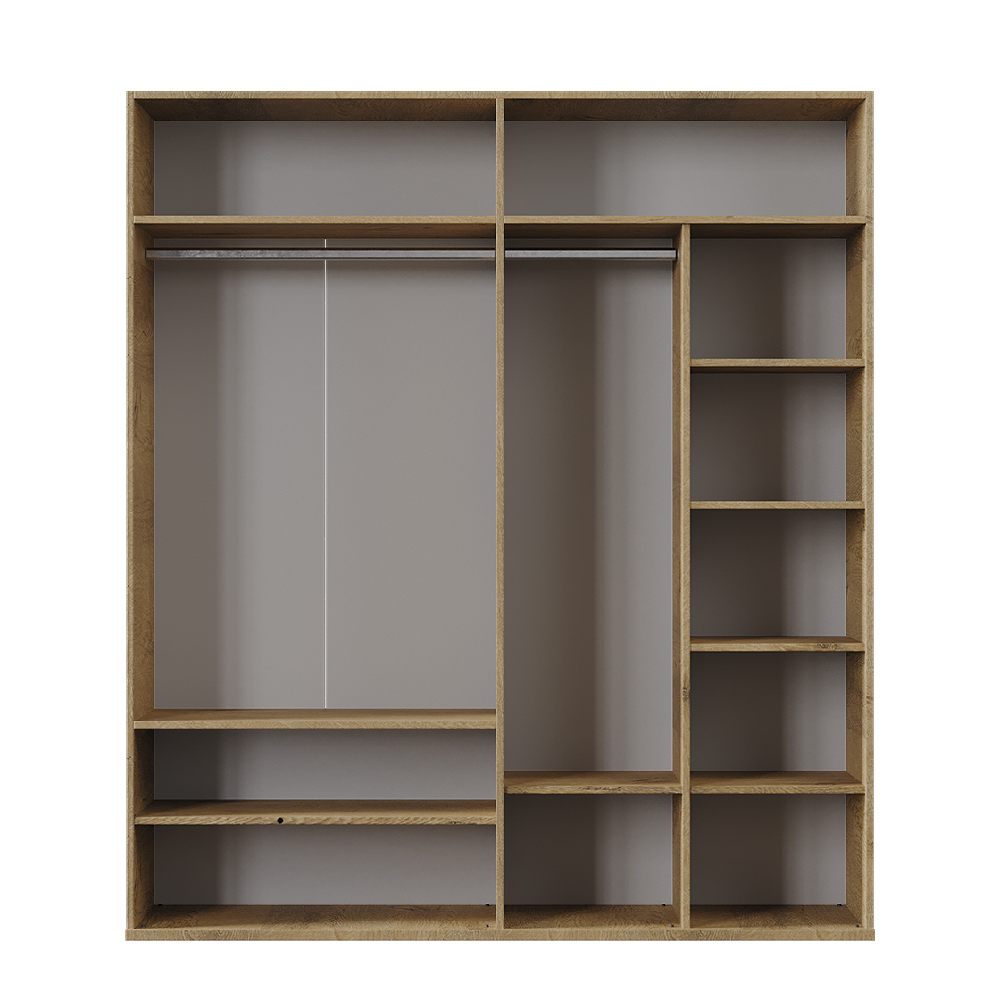 Almila Origami 4 Doors Wardrobe - Image 4
