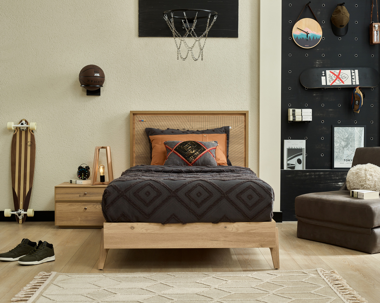 Almila Origami 120X200 Bed Frame - Image 6