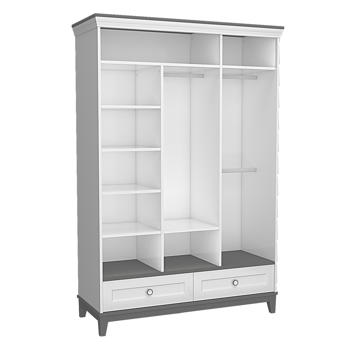 Almila Mia 3 Doors Wardrobe - Image 2