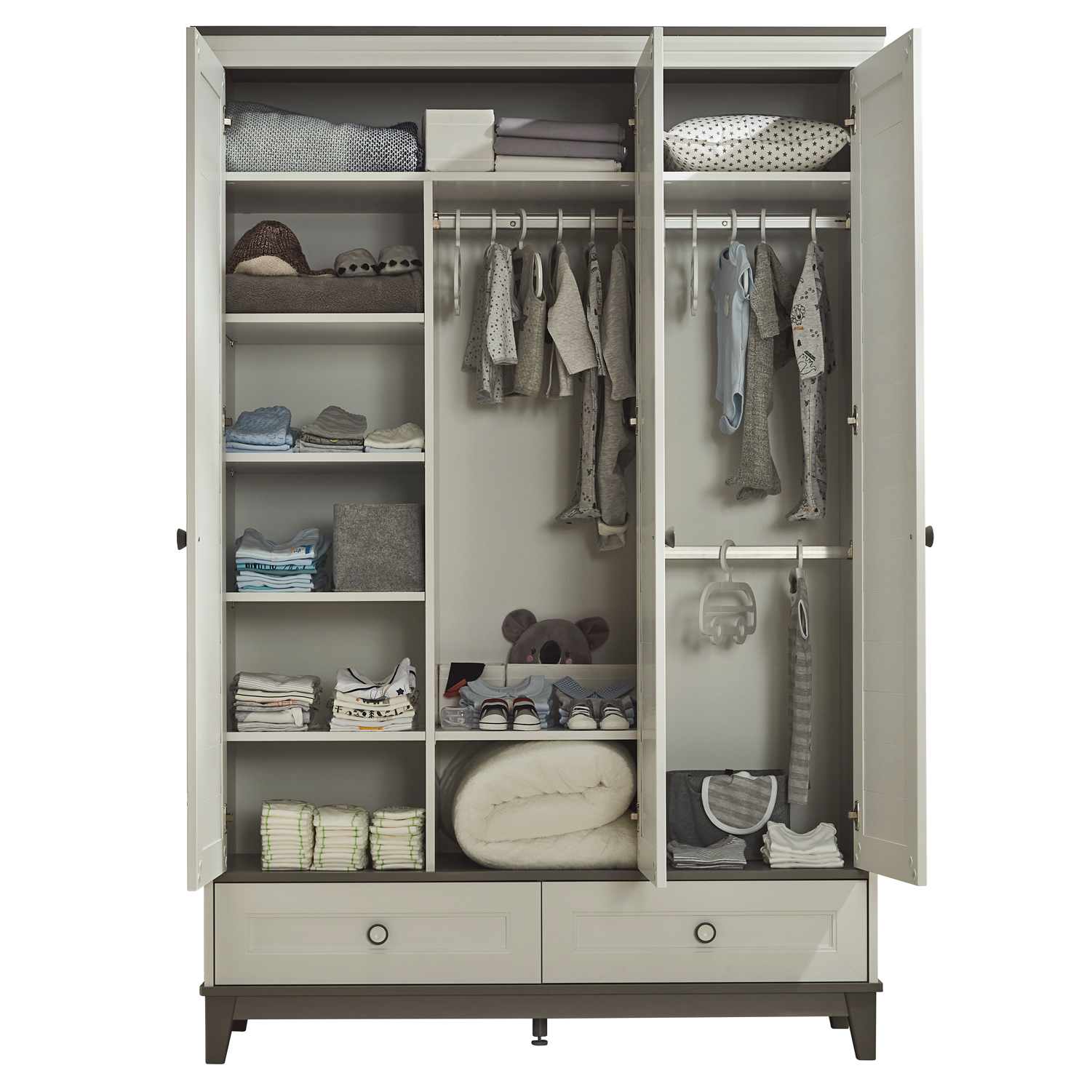 Almila Mia 3 Doors Wardrobe - Image 3