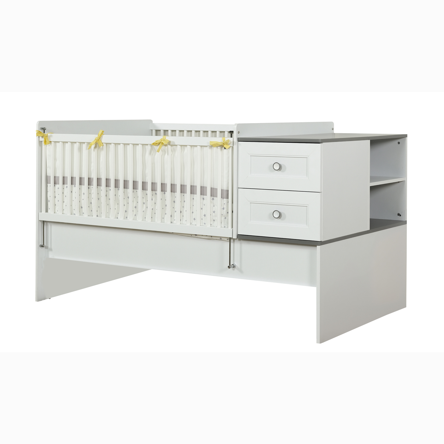 Almila Mia Convertible Baby Bed 80X130-180