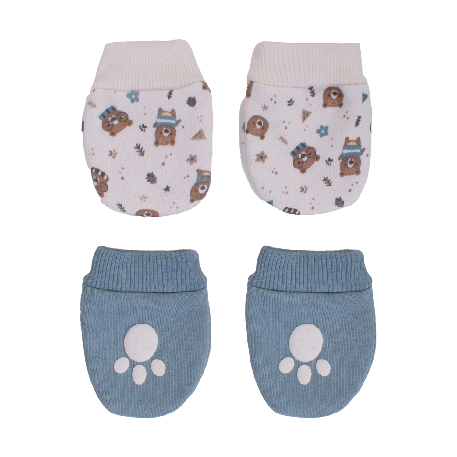 Junior Mr Fluff Printed Gloves 2 PCS