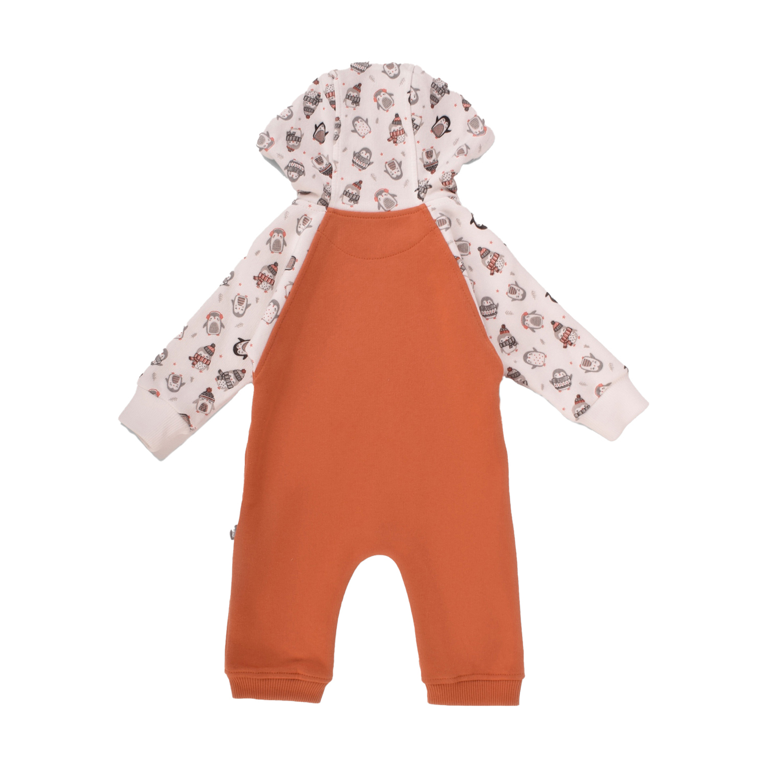 بدلة هودي مطبوعة على الثلج للصغار (3-6 م) - الصورة 2