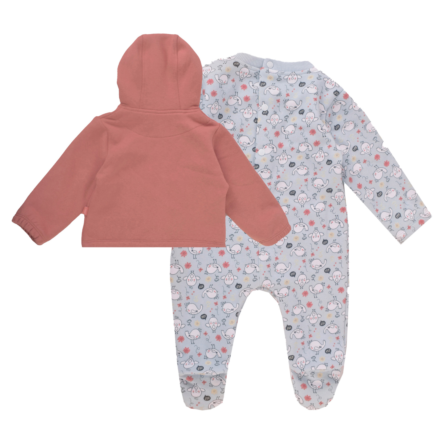Junior Hello Birde Printed Bodysuit & Jacket (0-3 m) - Image 2