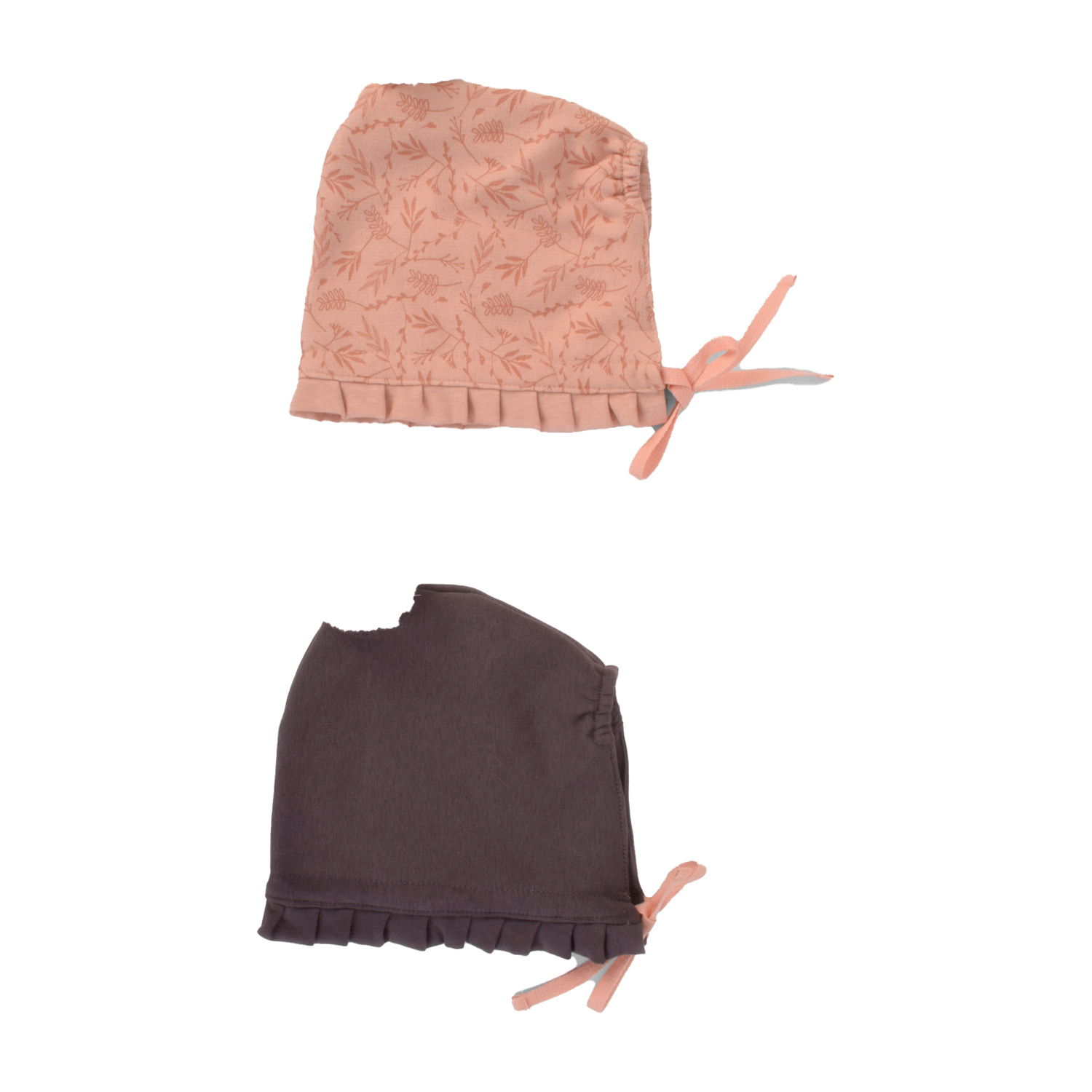 قبعة ثلج مطبوع عليها زهرة صغيرة 2 قطعة