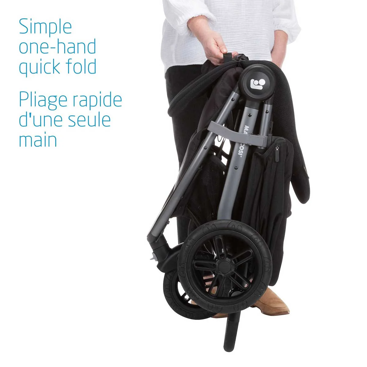 Maxi-Cosi Gia XP Luxe 3-Wheel Travel System, Midnight Black - الصورة 6