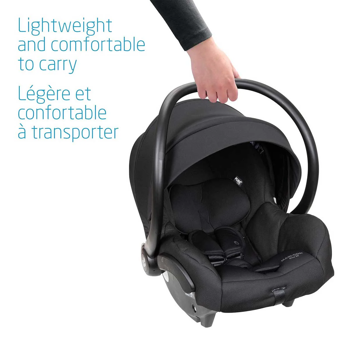 Maxi-Cosi Gia XP Luxe 3-Wheel Travel System, Midnight Black - الصورة 7