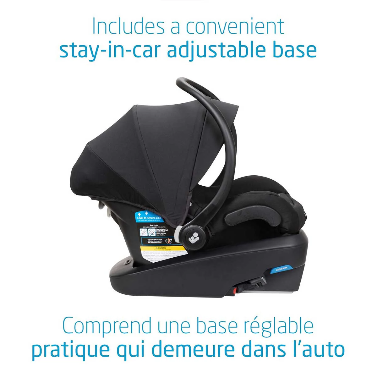 Maxi-Cosi Gia XP Luxe 3-Wheel Travel System, Midnight Black - الصورة 8