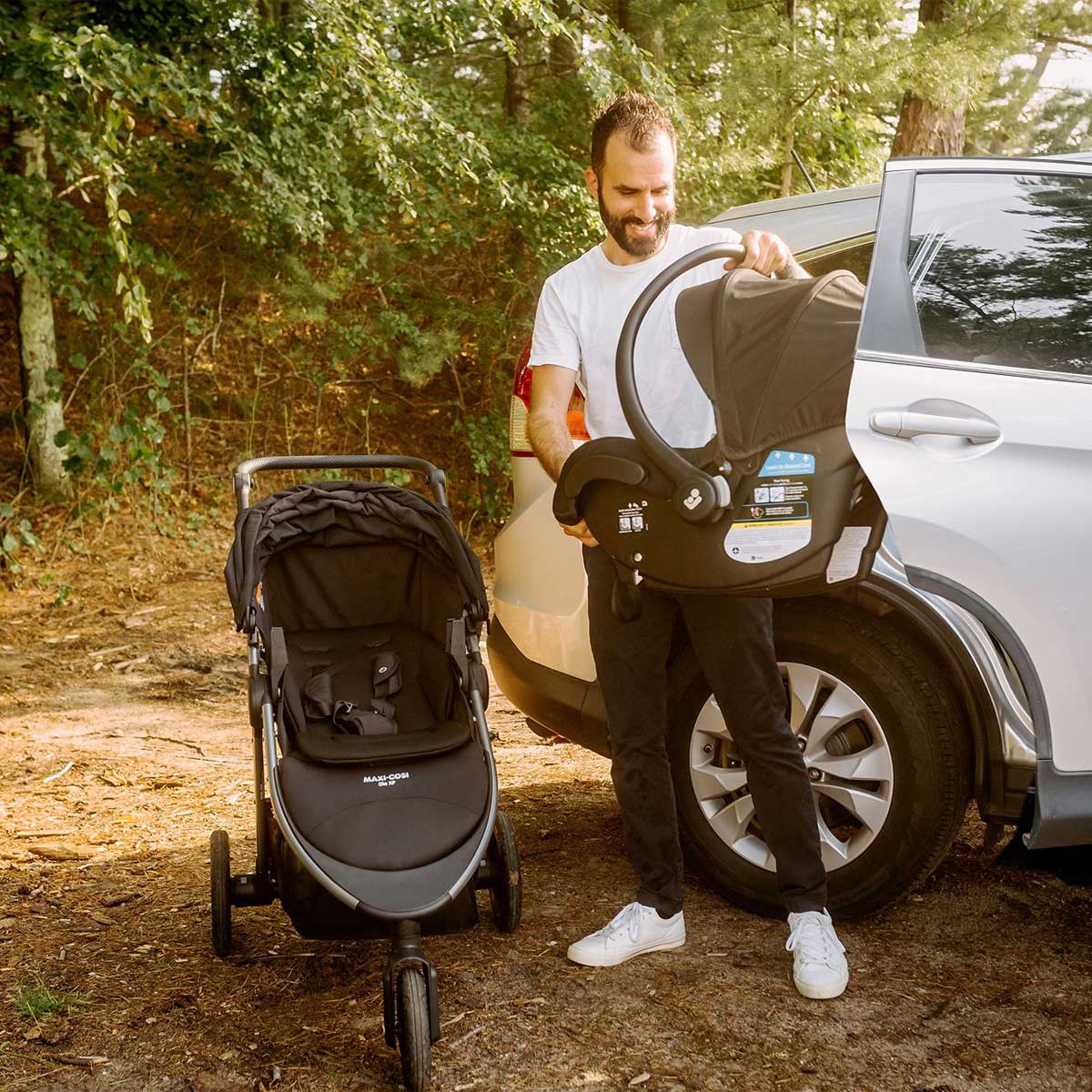 Maxi-Cosi Gia XP Luxe 3-Wheel Travel System, Midnight Black - الصورة 11