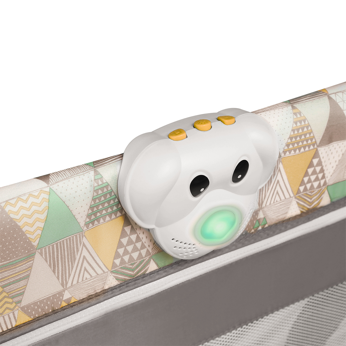 Lionelo Baby Crib Sven, Yellow Scandi - Image 5