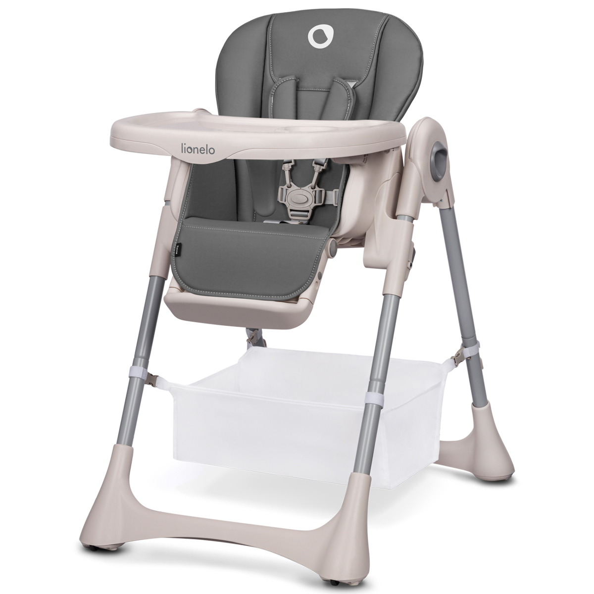 Lionelo Feeding Chair Zanna, Grey Stone