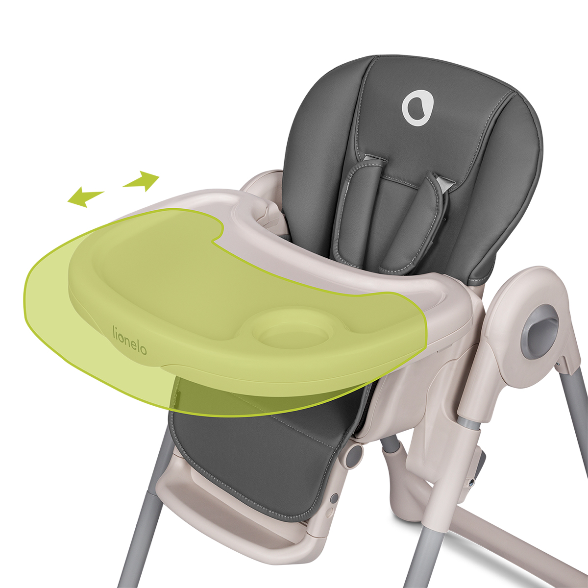 Lionelo Feeding Chair Zanna, Grey Stone - Image 7