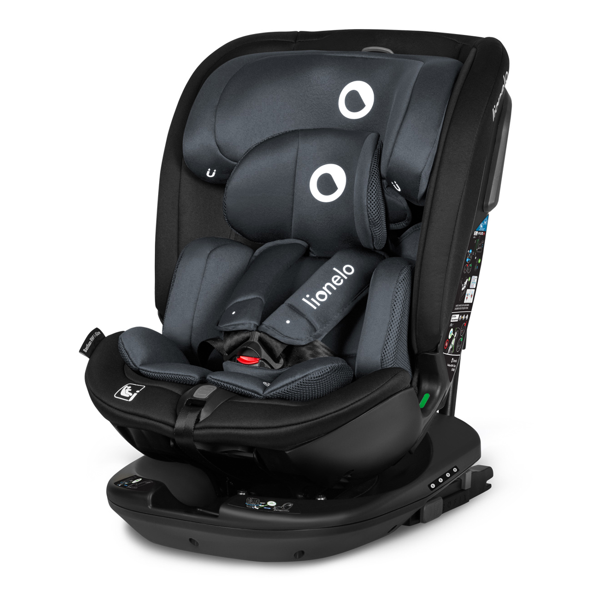 Lionelo Car Seat Bastiaan RWF I-Size, Grey Stone