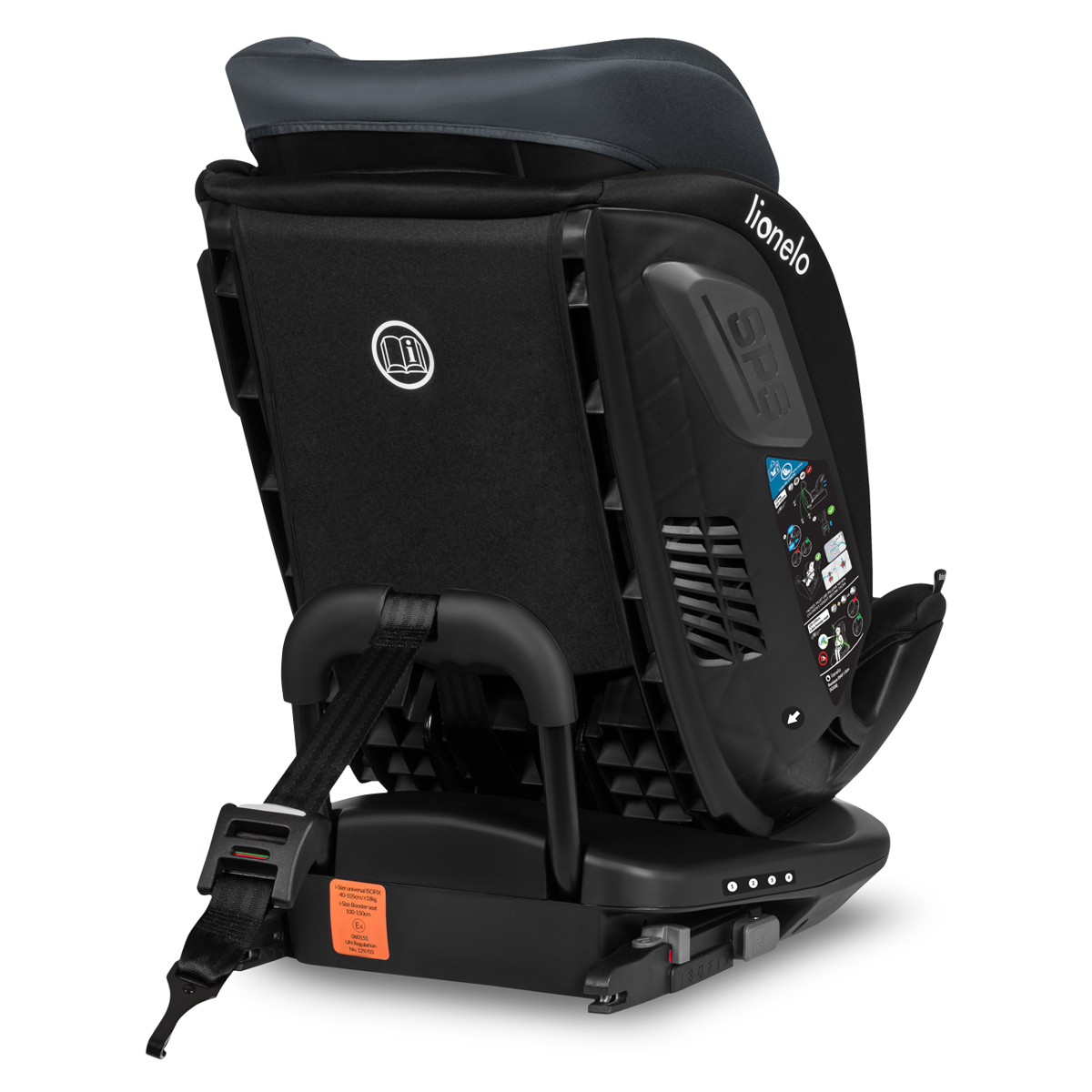 Lionelo Car Seat Bastiaan RWF I-Size, Grey Stone - Image 8