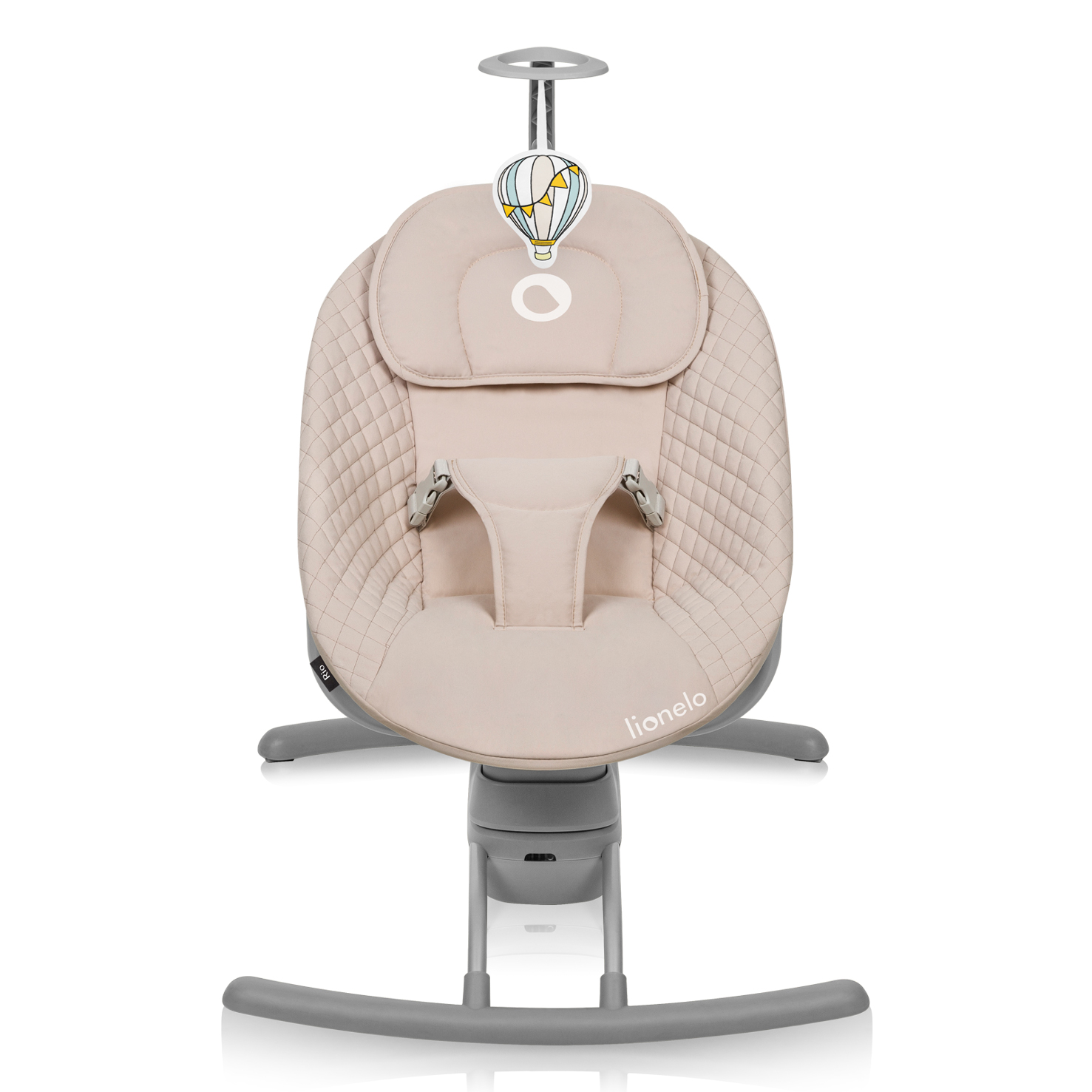 Lionelo Rio Baby Bouncer, Beige Latte - Image 2