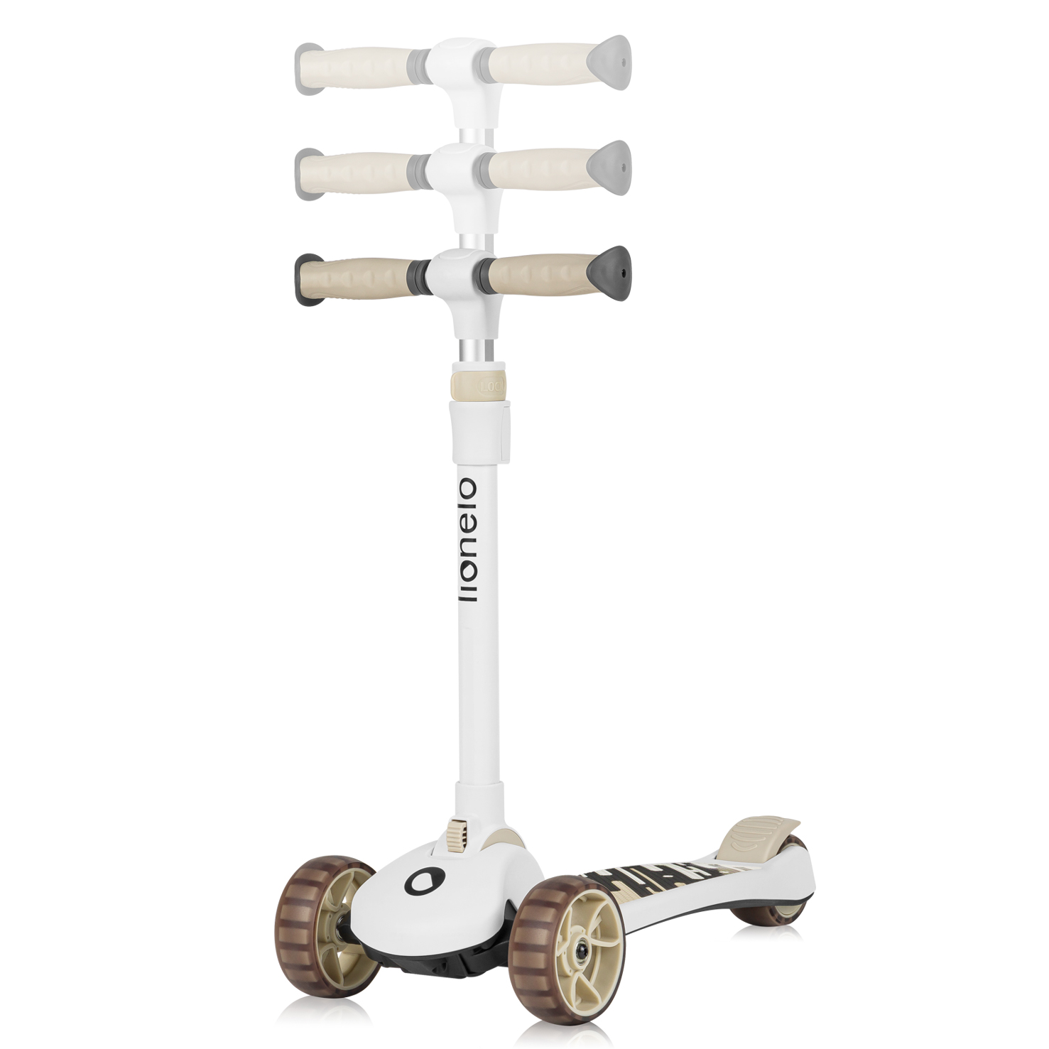 lionelo Franky 2-in-1 Balance Scooter, Beige Latte - Image 4