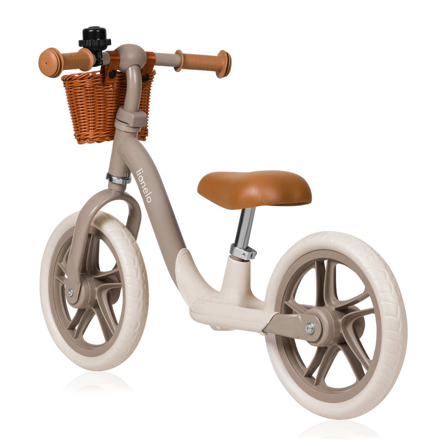 Lionelo Alex Plus Balance Bike, Beige Sand - Image 3