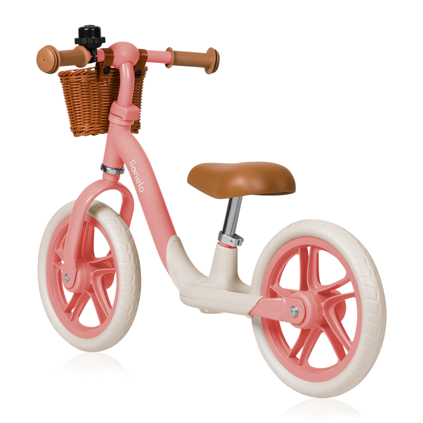 Lionelo Alex Plus Balance Bike, Pink Rose - Image 3