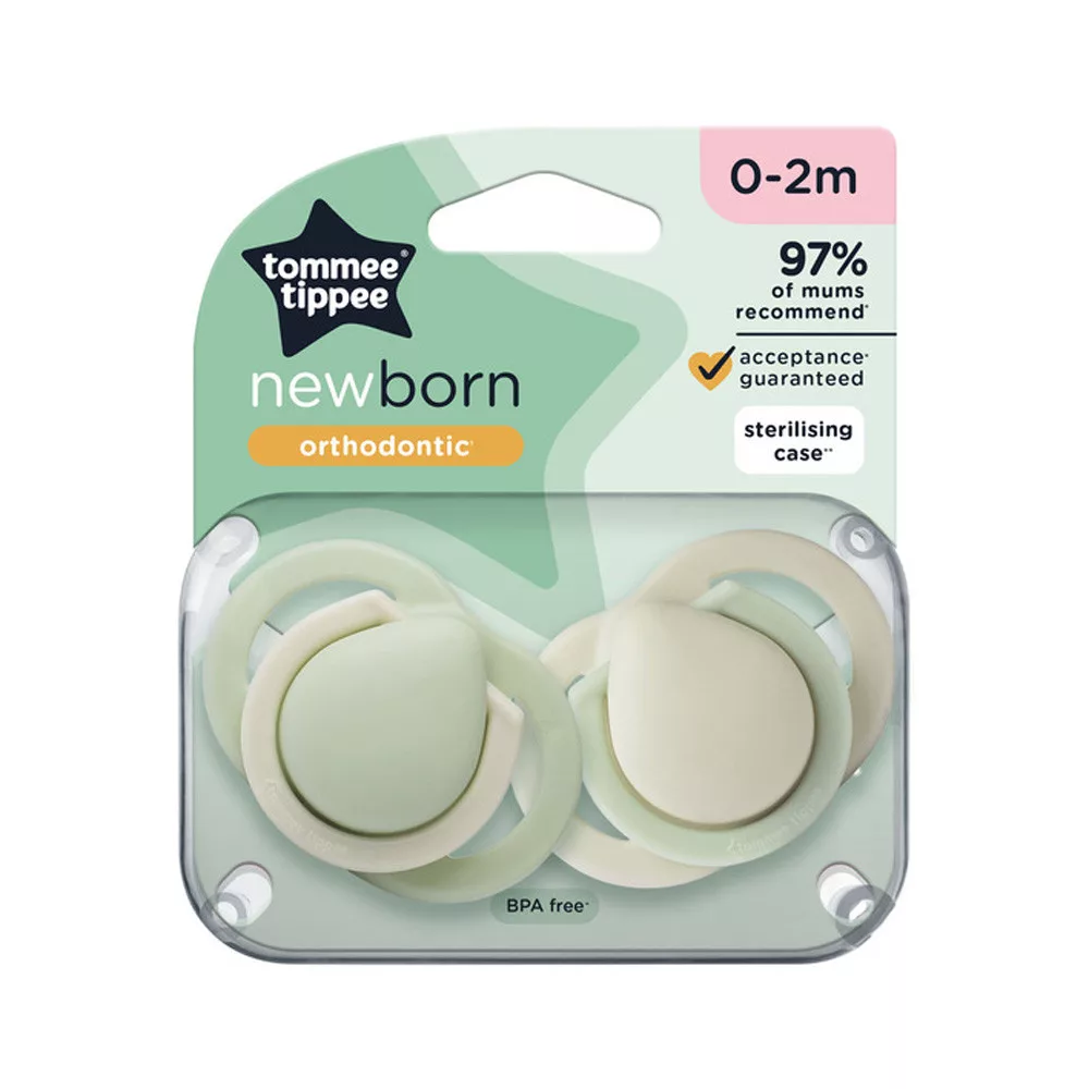 Tommee Tippee Newborn Orthodontic Soother, (0-2 M) for tiny mouths - Image 4