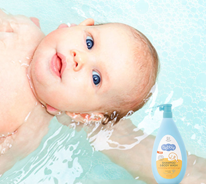 Bebble Shampoo & Body Wash, Camomile & Linden, 2-in-1 Shampoo and Cleansing Gel, 0+ 400 Ml - Image 2