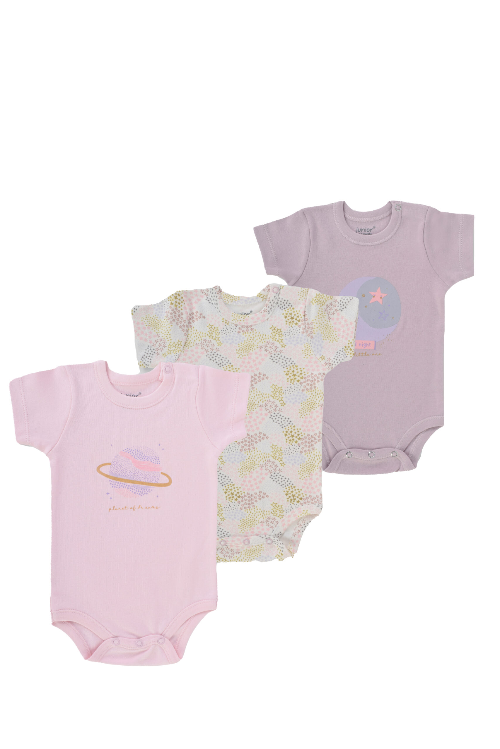 Junior Bodysuit short Sleeve stars