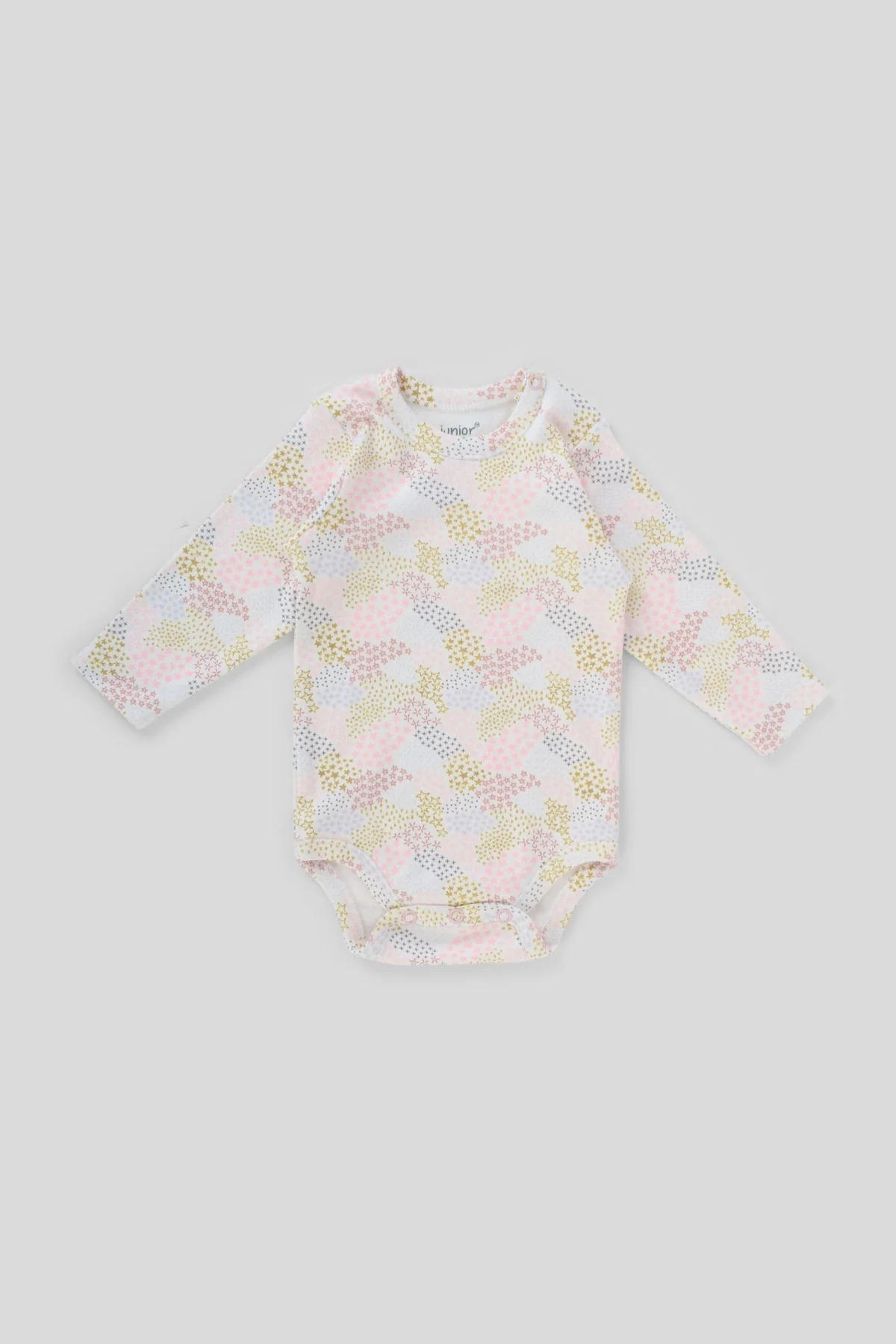 Junior Bodysuit Long Sleeve stars - الصورة 4