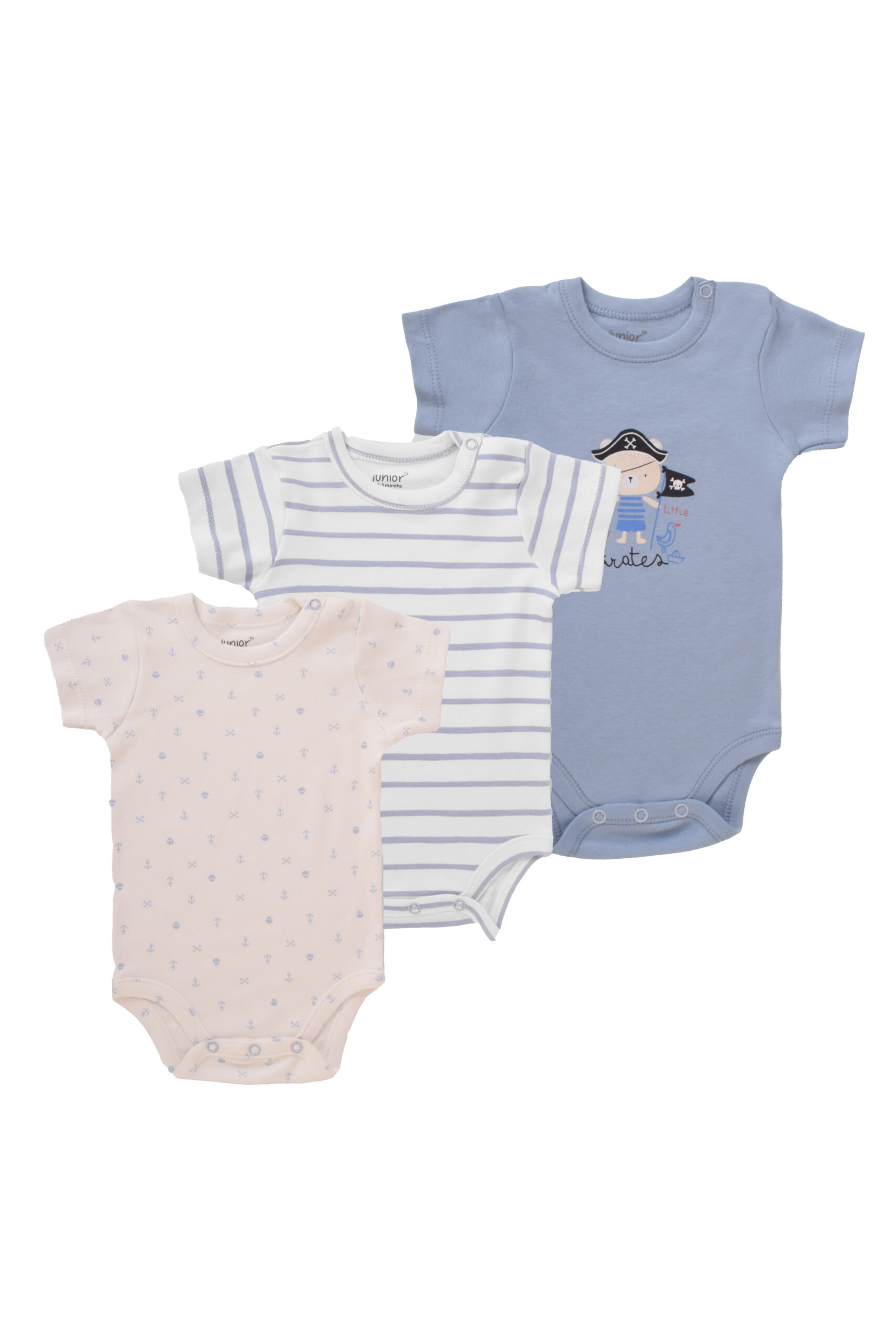 Junior Bodysuit short Sleeve all aboard