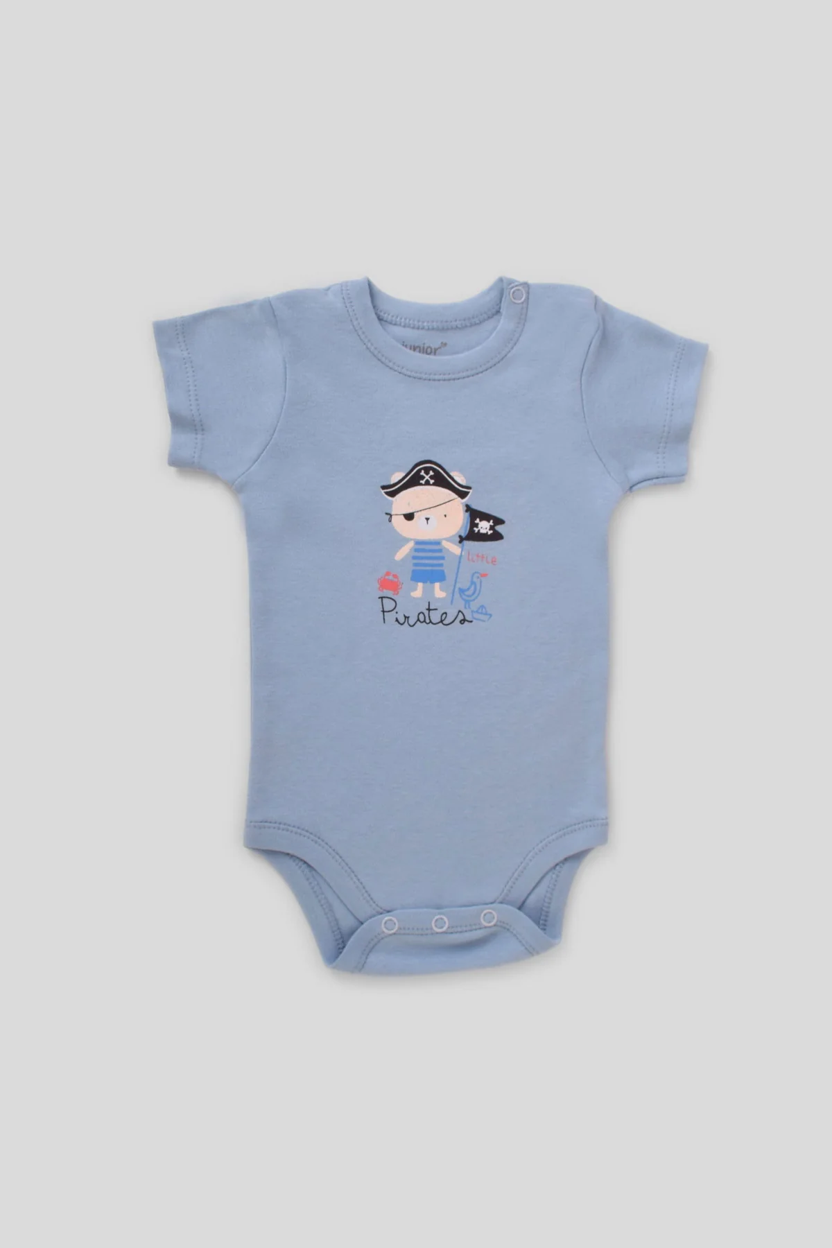 Junior Bodysuit short Sleeve all aboard - الصورة 3