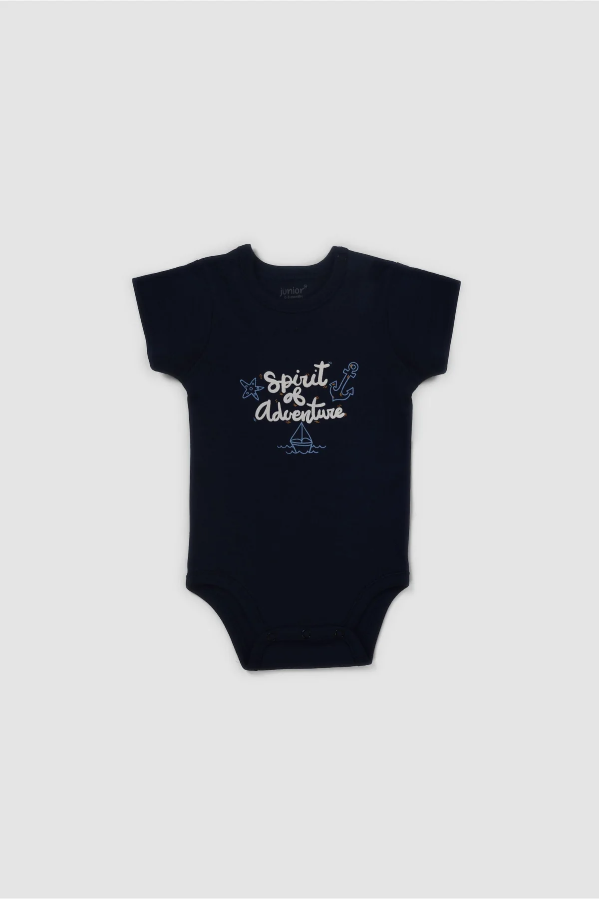Junior Bodysuit short Sleeve sea waves - الصورة 2