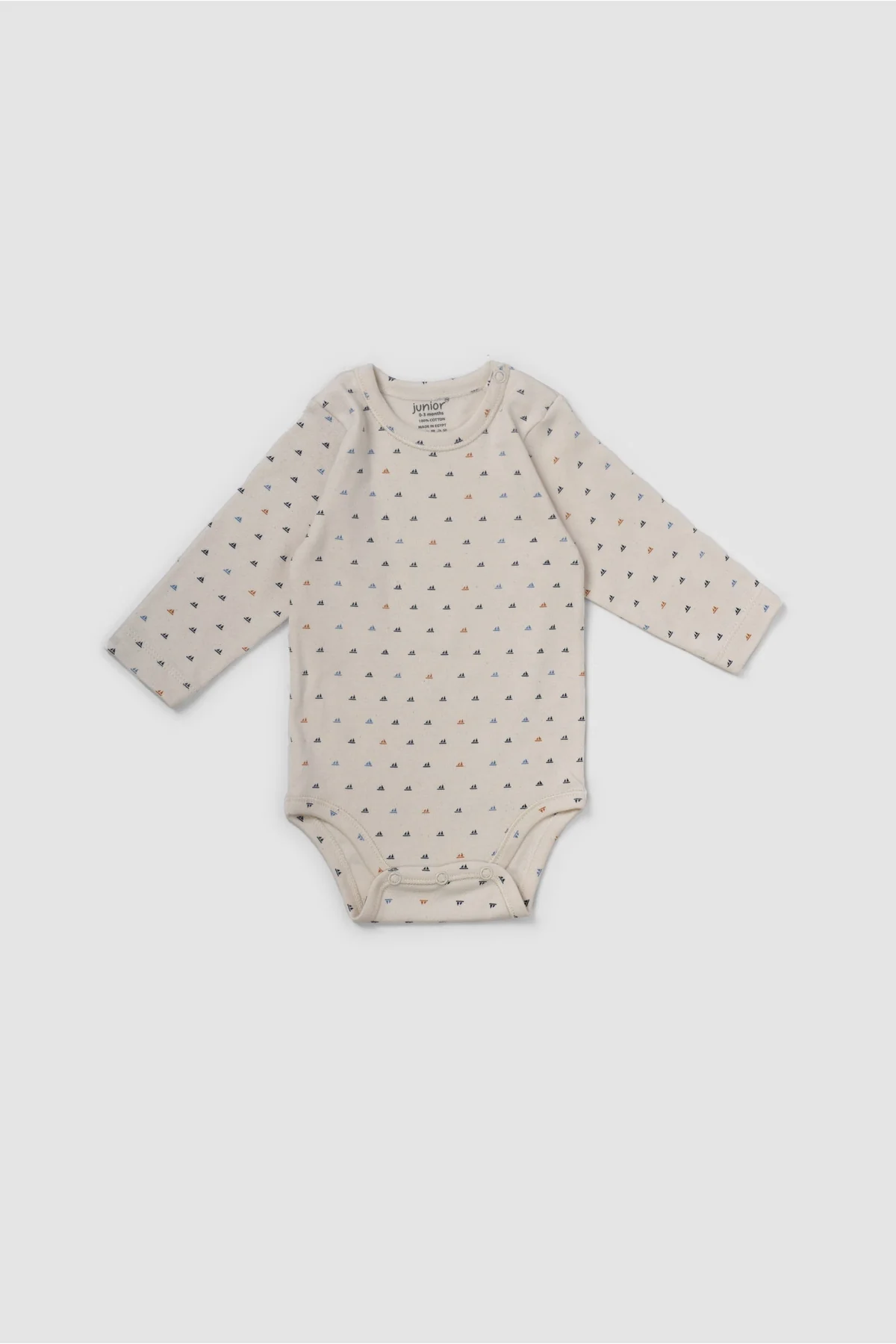 Junior Bodysuit Long Sleeve sea waves - Image 4