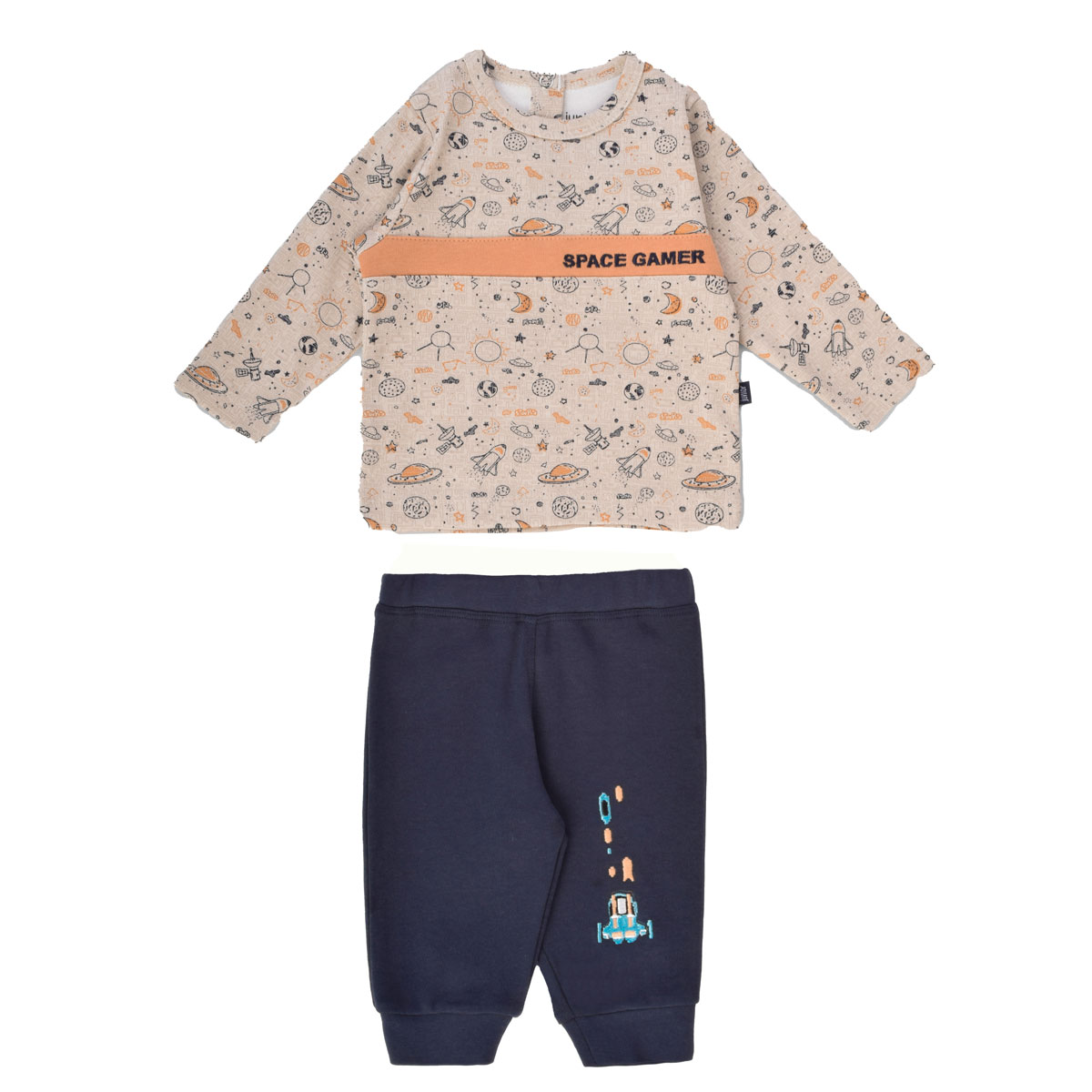 Junior Printed Set Space gamer, 6-9M