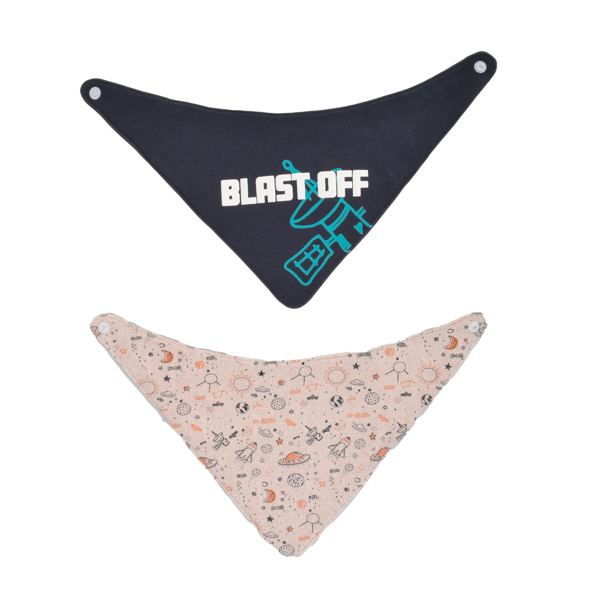 Junior Printed Bib "2 PCS" Space gamer