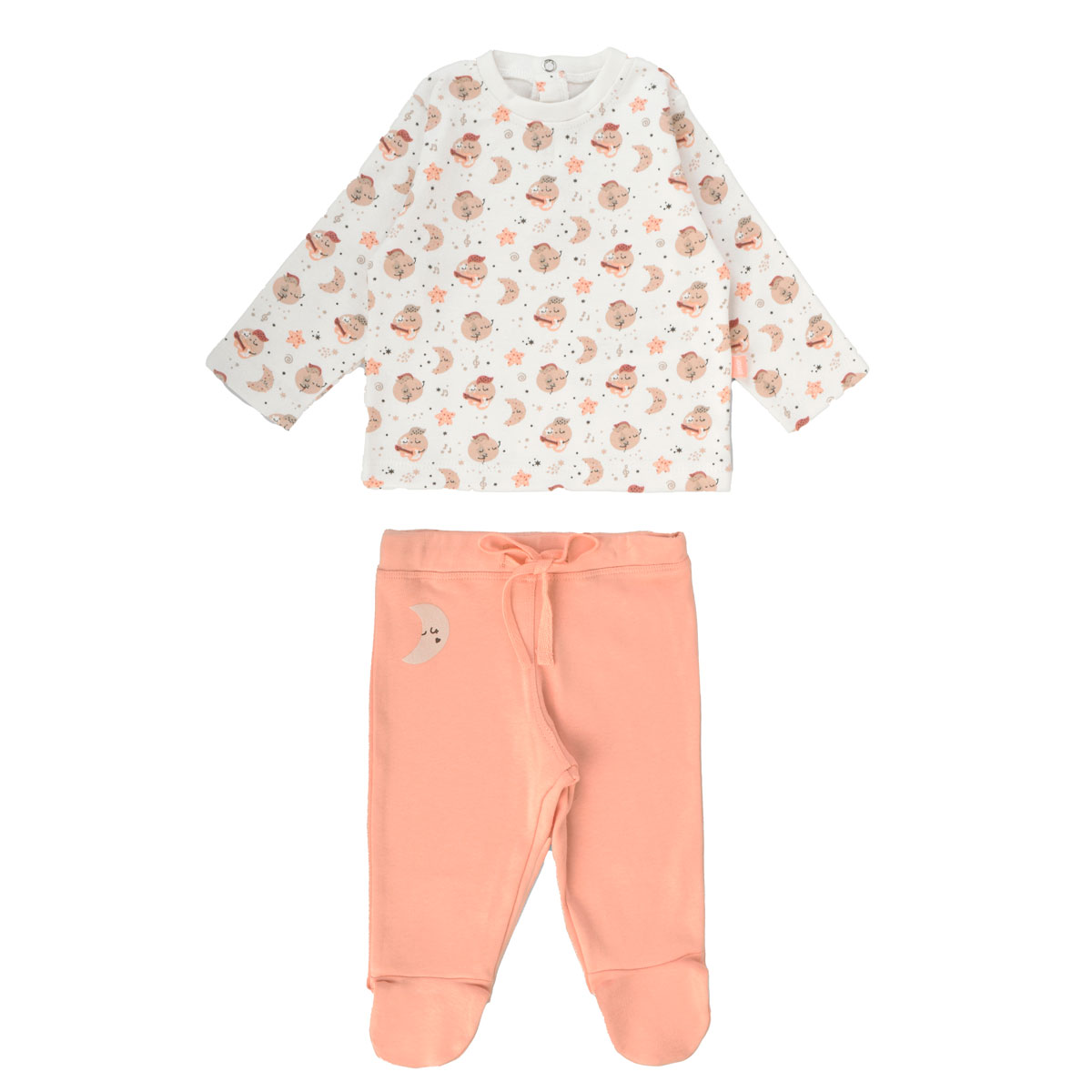 Junior Printed Set Musical moon, 6-9M