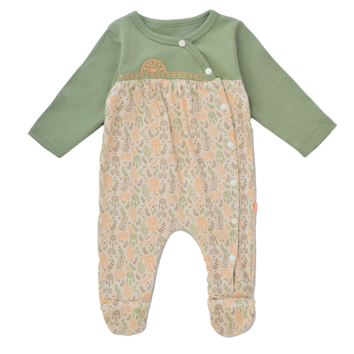 Junior Printed Romper Dreamcatcher, 0-3M