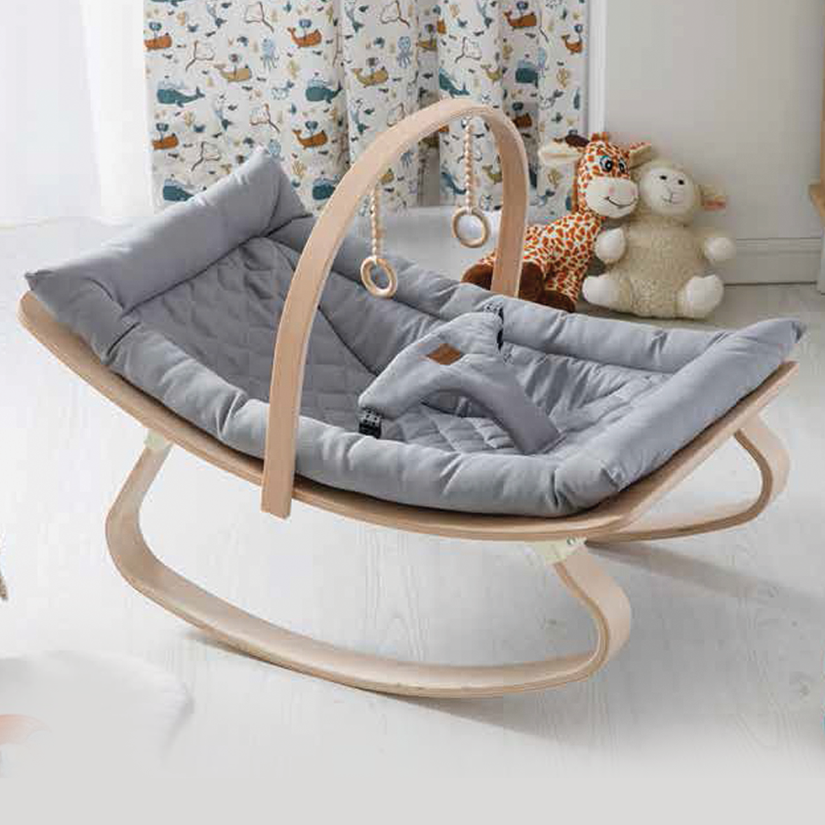 BabyWho Motherâs Bar Wood Grey (BW 1910)