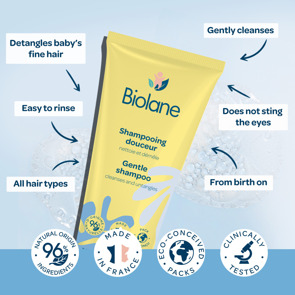 Biolane Gentle Shampoo, 200 ml - Image 2