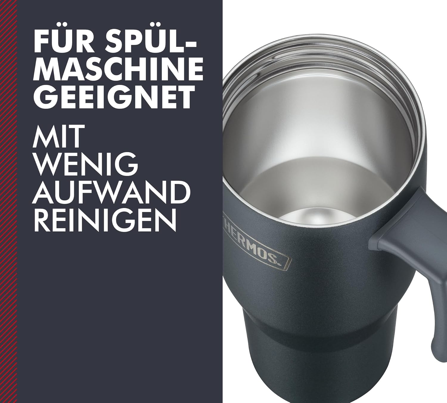 Thermos Outdo Travel Mug, 1100 ml, Grey - Image 6