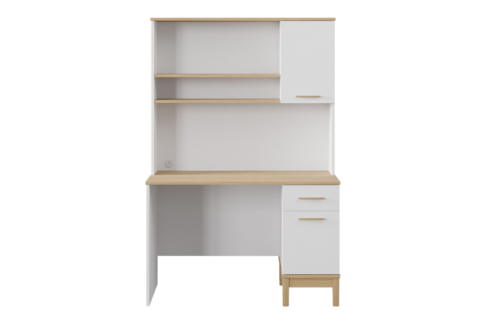 Almila Etto Study Desk with Top Unit - Image 2