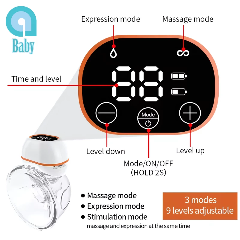 A Baby Wearable Electric Breast Pump - Image 9